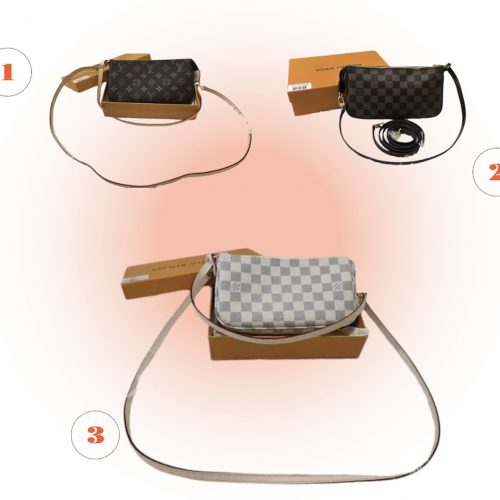 Compact Canvas Zipper Clutch Bag